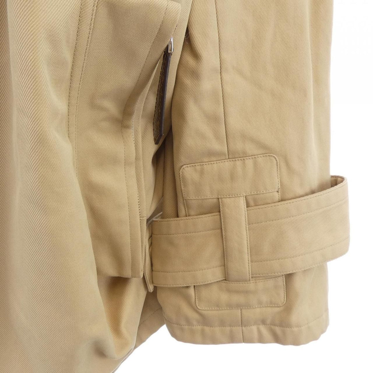 Louis Vuitton Oversized Detail Gabardine Coat — view 6