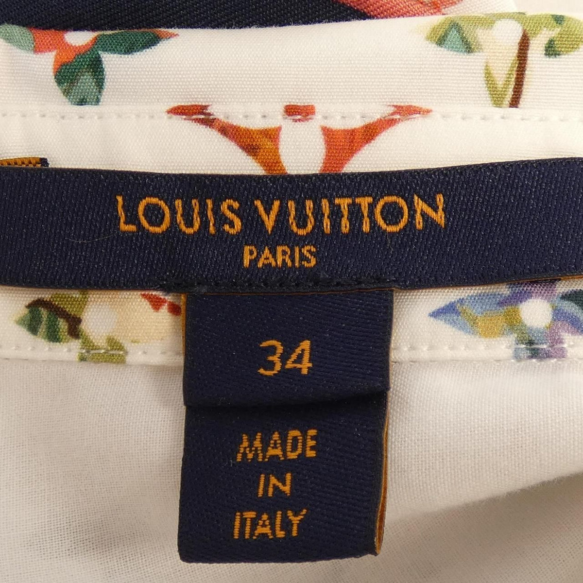 Louis Vuitton Vintage Flower Scarf Monogram Shirt — view 4