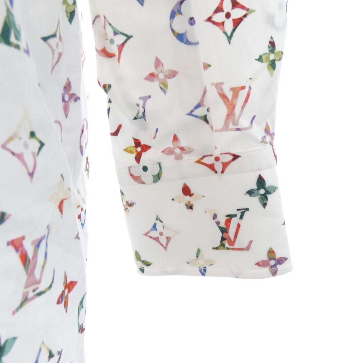 Louis Vuitton Vintage Flower Scarf Monogram Shirt — view 6