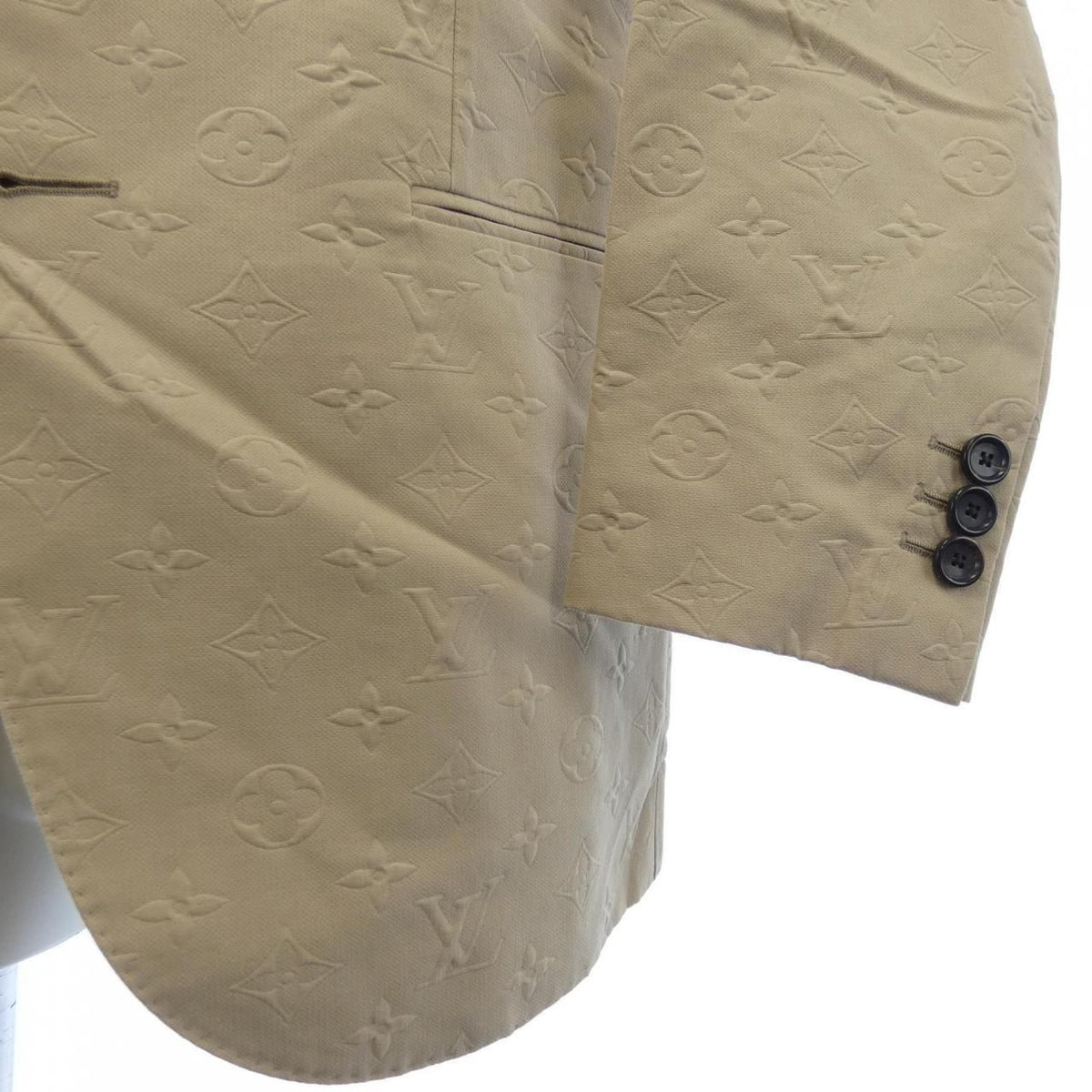 Louis Vuitton Embossed Monogram Single-breasted Jacket — view 6