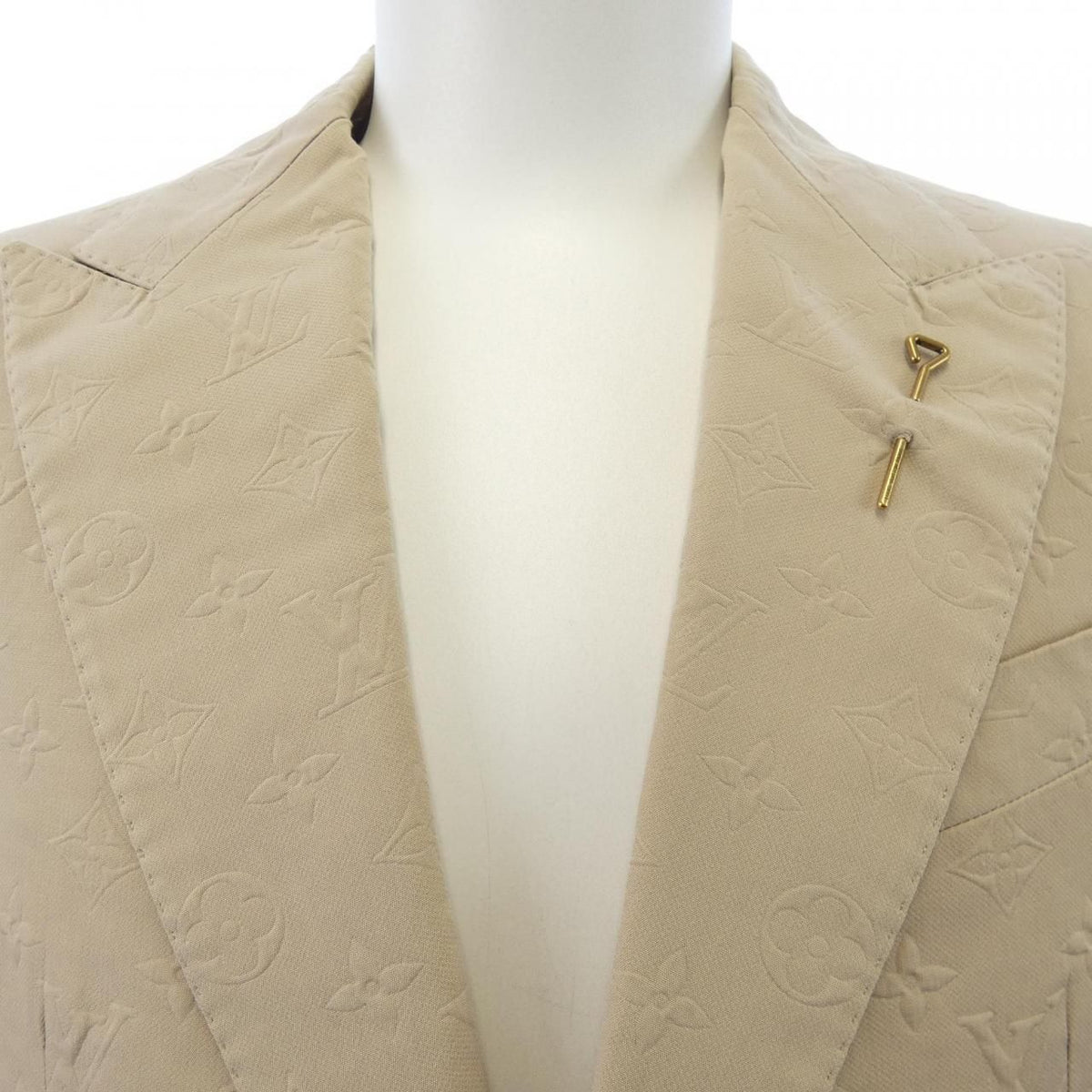 Louis Vuitton Embossed Monogram Single-breasted Jacket — view 5
