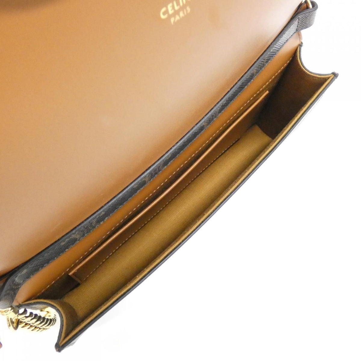 Celine Shoulder Bag Tan — view 7