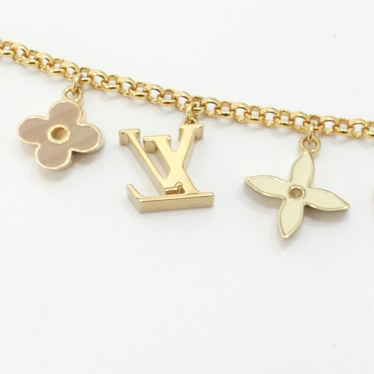 Louis Vuitton Bag Charm Chain Fleur de Monogram — view 4