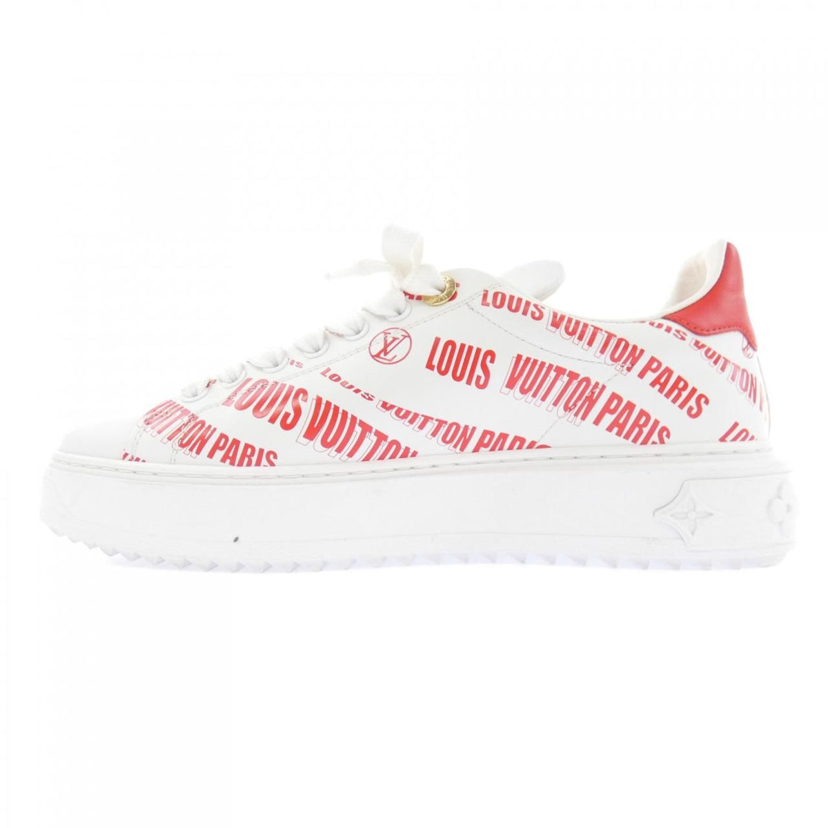 Louis Vuitton Graphical Signature Print Time Out Line Sneakers — view 2