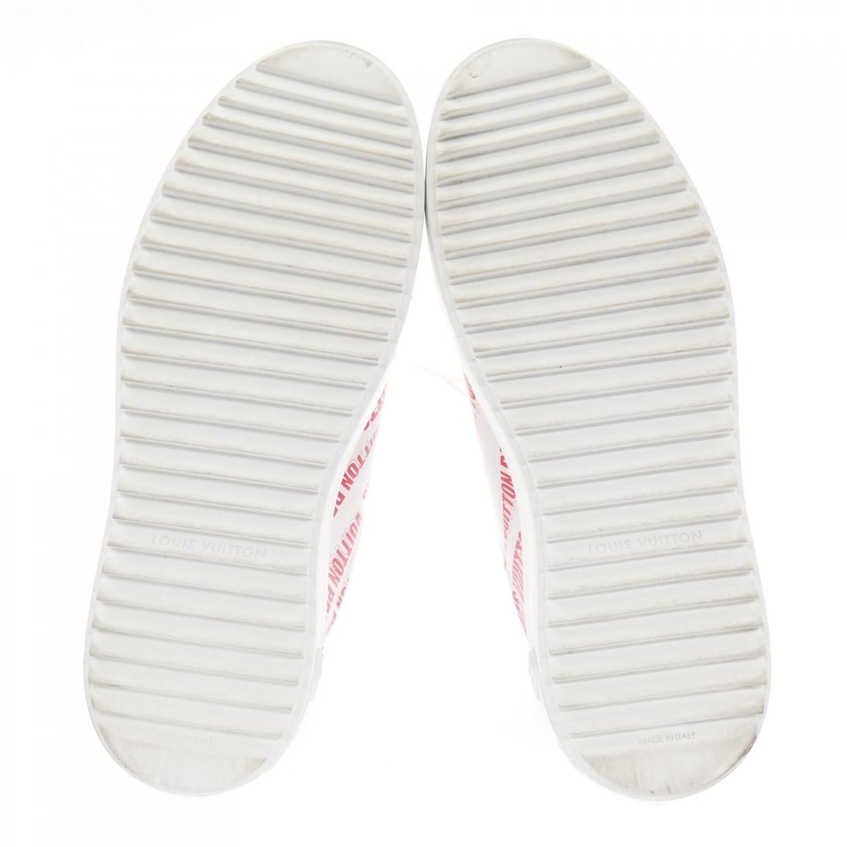Louis Vuitton Graphical Signature Print Time Out Line Sneakers — view 4