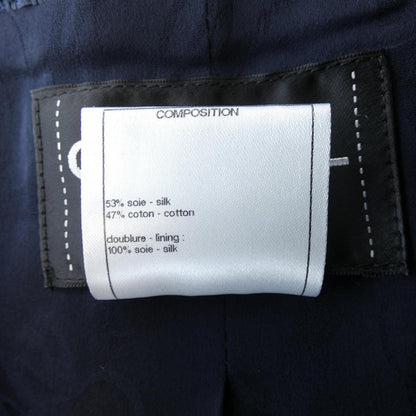 Chanel Collarless Jacket Navy — view 3