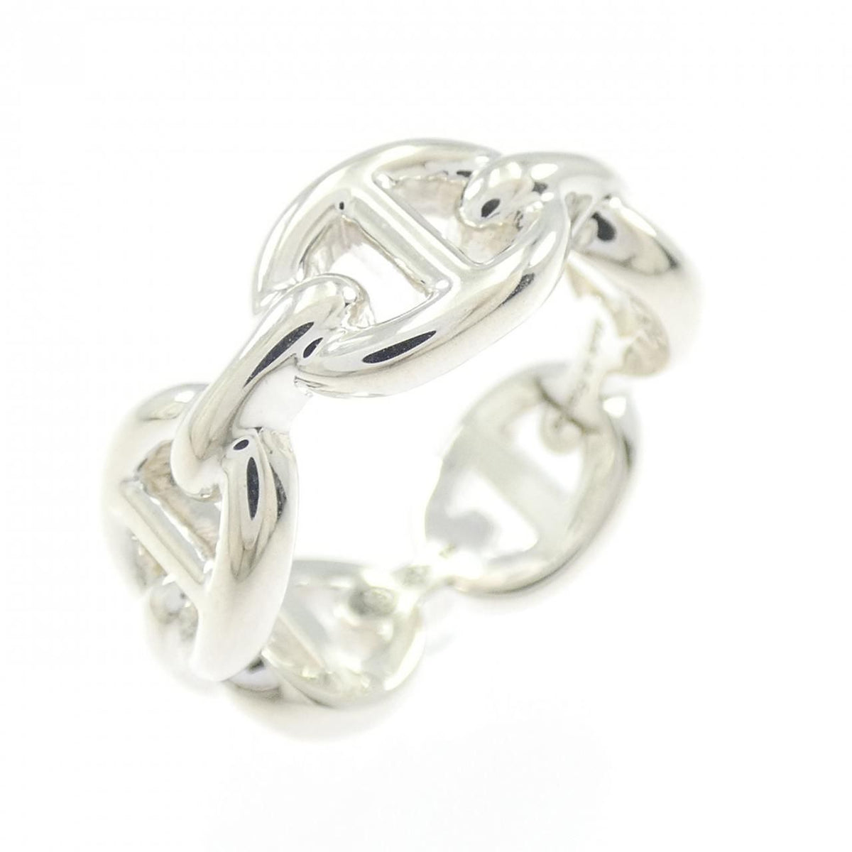 Hermes Chaine D'ancre Enchainee Ring