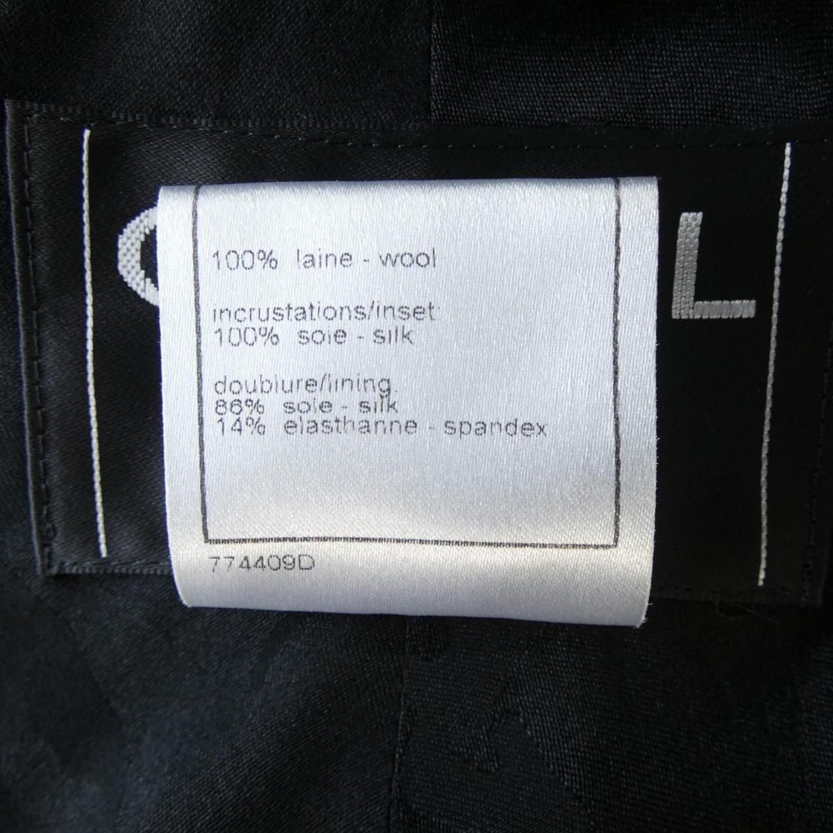 Chanel 07A Coat Black — view 3