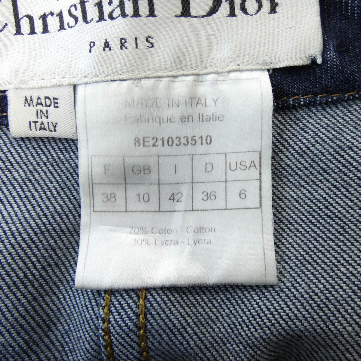 Dior Skirt Navy — view 3