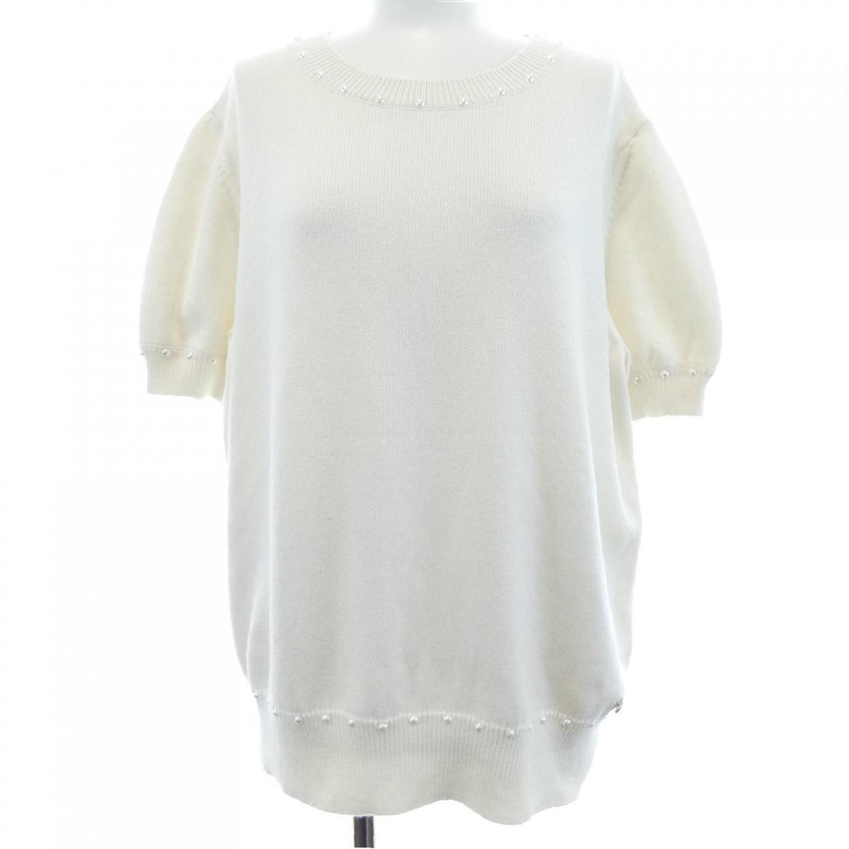 Chanel Knit Sweater White
