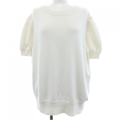 Chanel Knit Sweater White