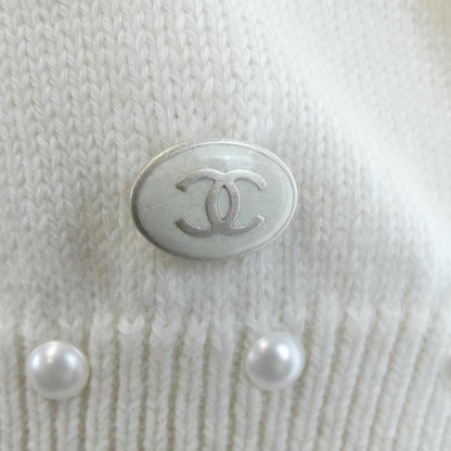 Chanel Knit Sweater White — view 7