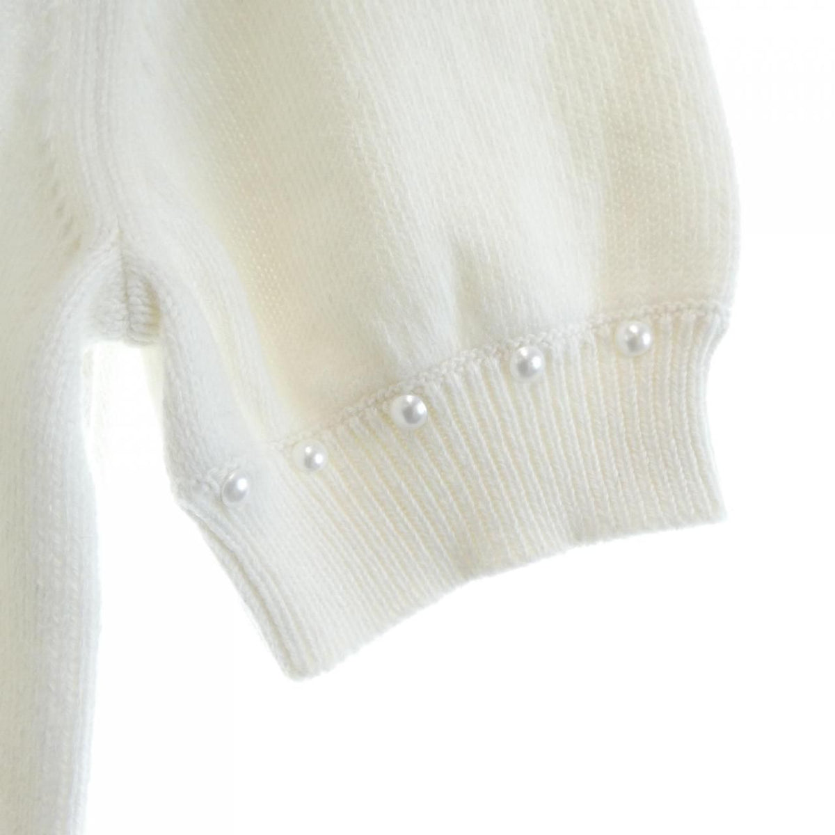 Chanel Knit Sweater White — view 6