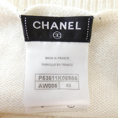 Chanel Knit Sweater White — view 4