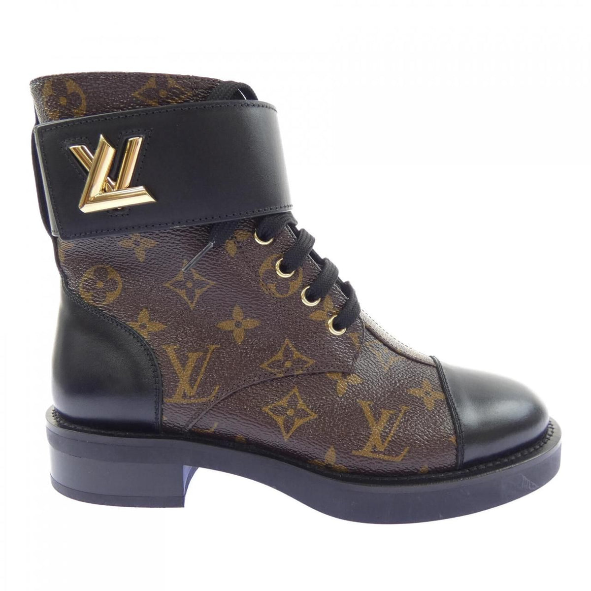 Louis Vuitton Patent Monogram Canvas Wonderland Line Boots