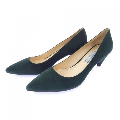 Prada Pumps Heels Green — view 3