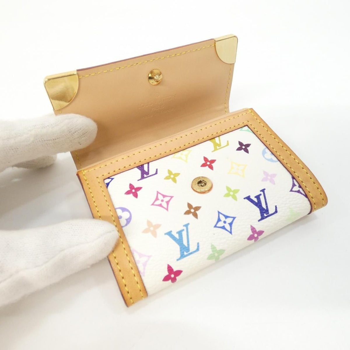 Louis Vuitton Multicolor Porte Monnaie Pla Coin Purse — view 7