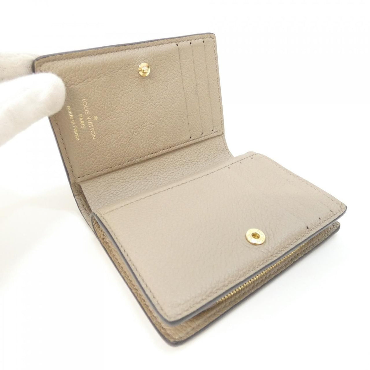 Louis Vuitton Bicolor Monogram Empreinte Portefeuille Clair Wallet — view 5