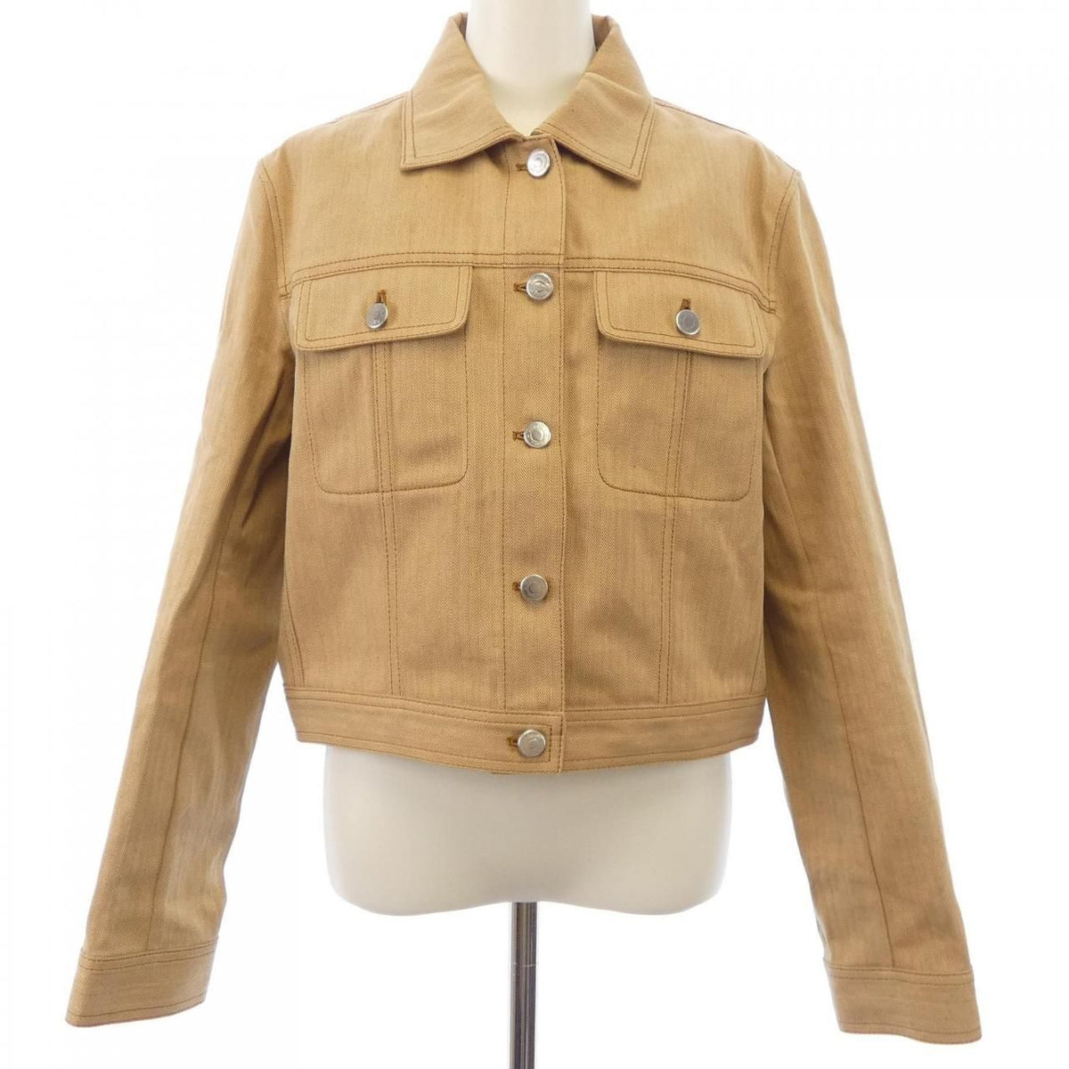 Hermes Herringbone Denim Jacket