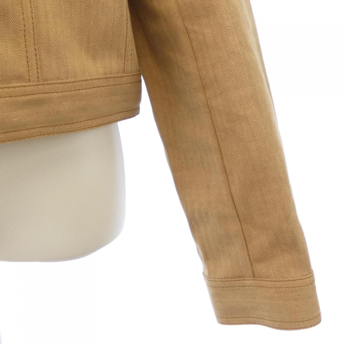 Hermes Herringbone Denim Jacket — view 6