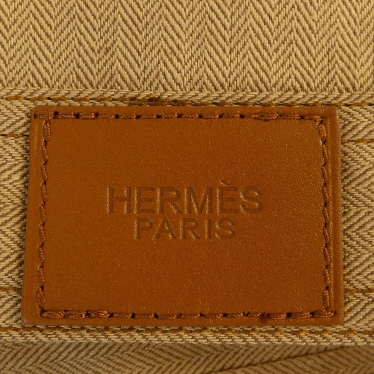 Hermes Herringbone Denim Jacket — view 7