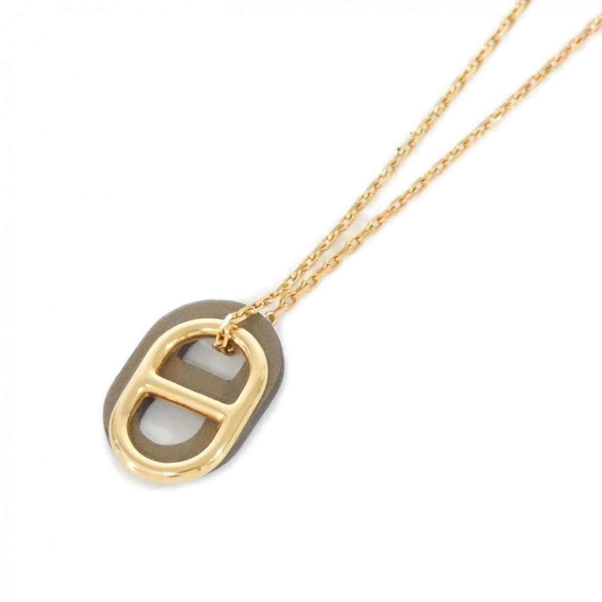 Hermes Maillon Necklace Pink