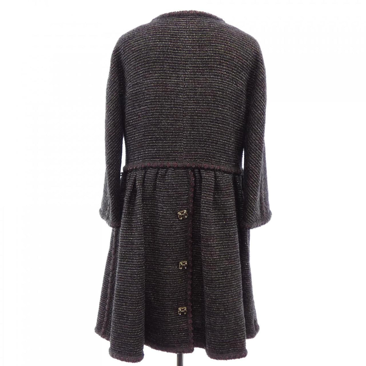 Chanel Coat Gray — view 2