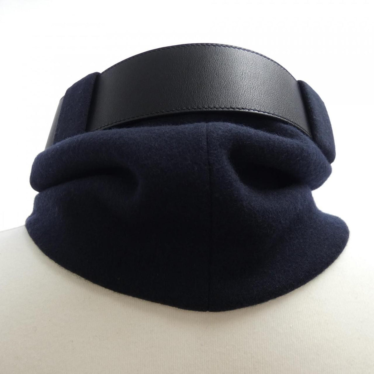 Hermes Neck Warmer Scarf Navy — view 2