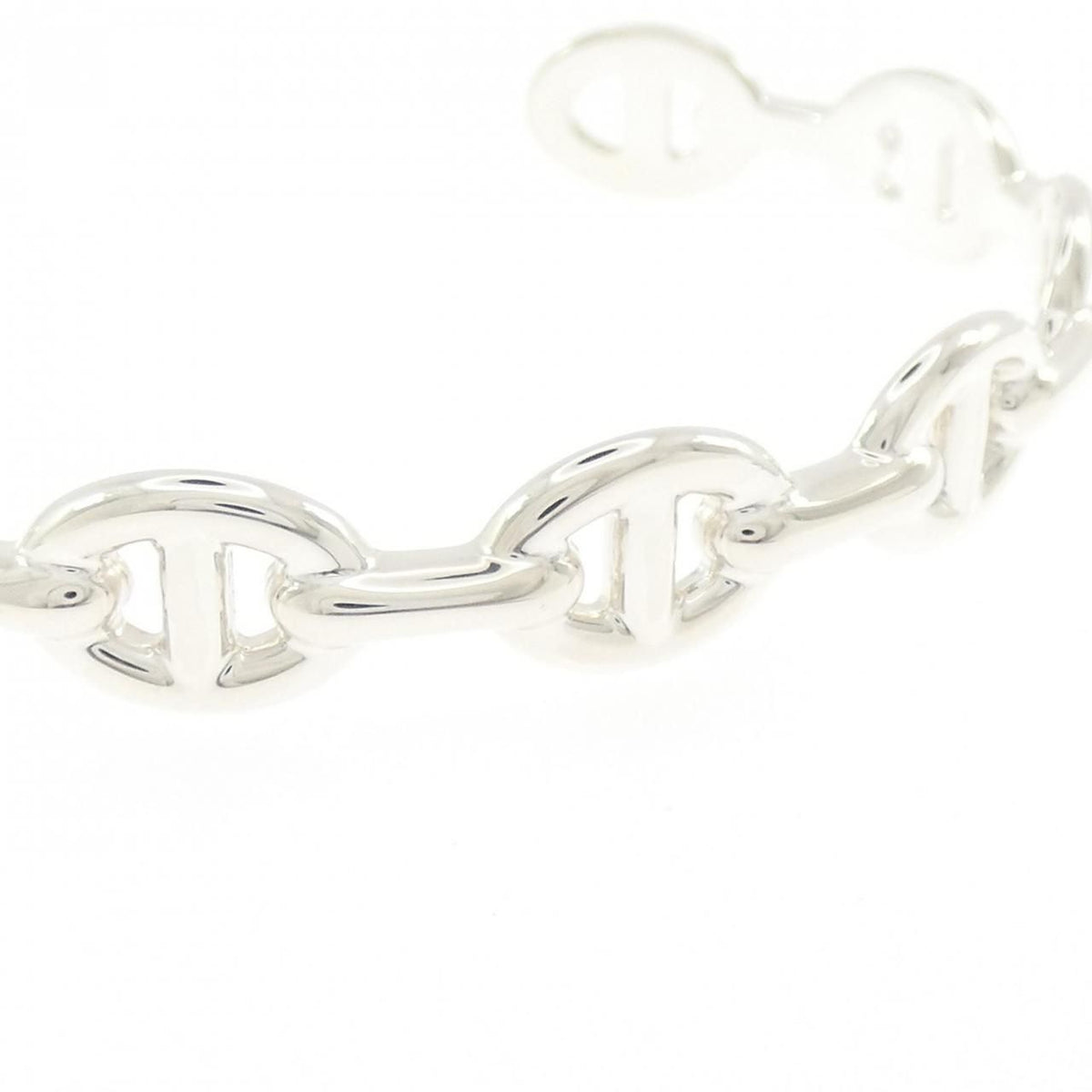 Hermes Chaine D'ancre Enchainee Bangle Bracelet — view 2