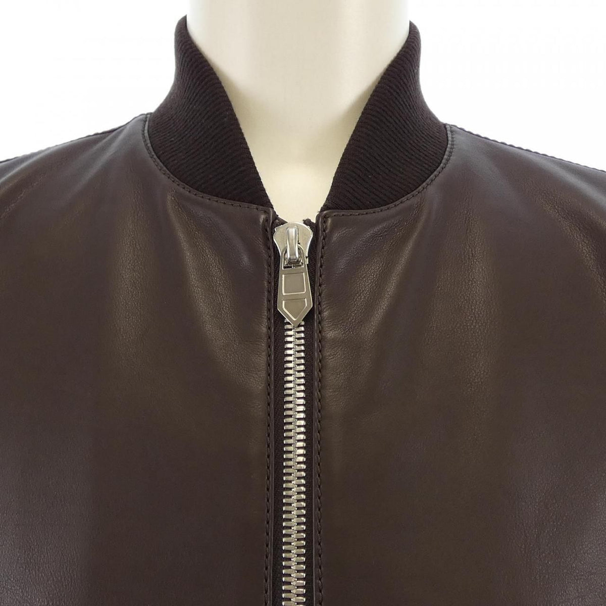 Hermes Leather Jacket Brown — view 6