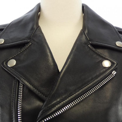 Saint Laurent Leather Riders Jacket — view 5