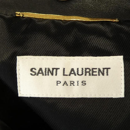 Saint Laurent Leather Riders Jacket — view 4