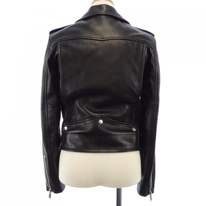 Saint Laurent Leather Riders Jacket — view 2