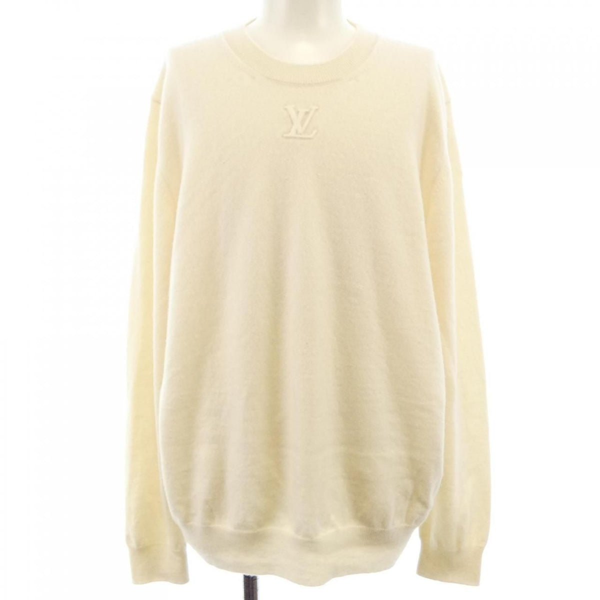 Louis Vuitton LV Embossed Cashmere Crew Neck Knit Sweater