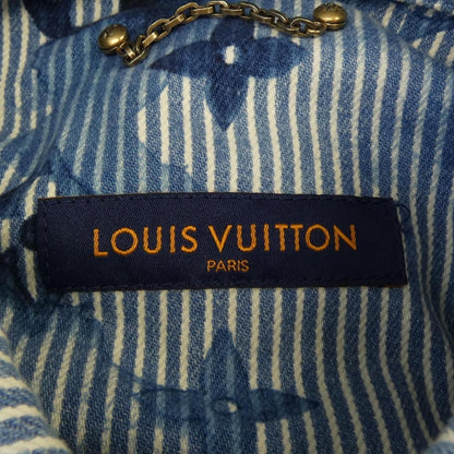 Louis Vuitton Stripe Monogram Workwear Denim Jacket — view 4