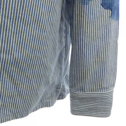 Louis Vuitton Stripe Monogram Workwear Denim Jacket — view 6