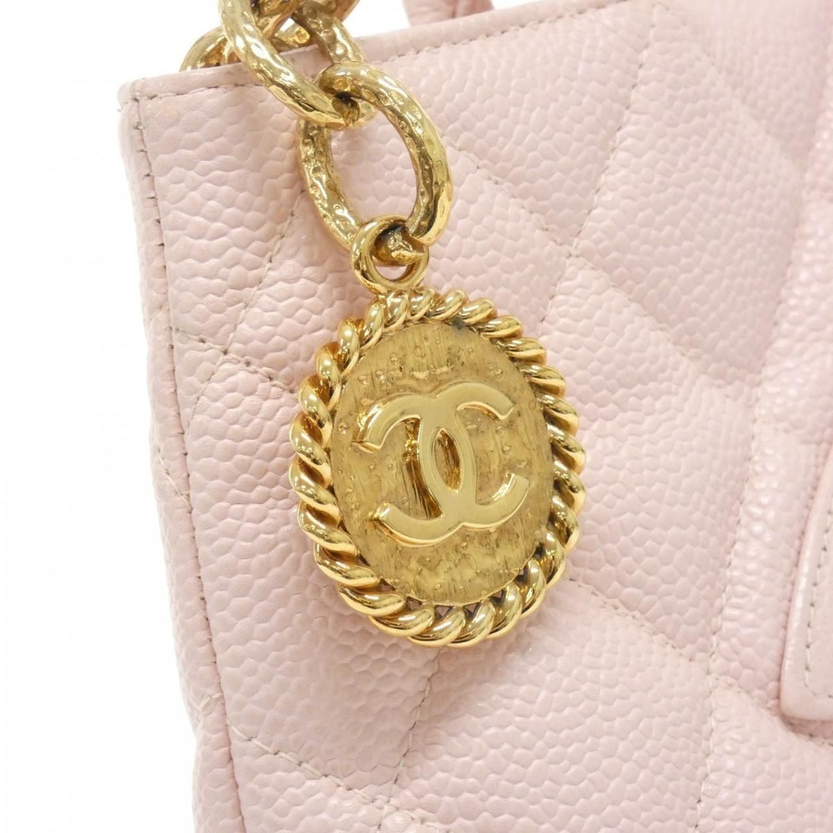 Chanel Vintage Bag Handbag Pink — view 5
