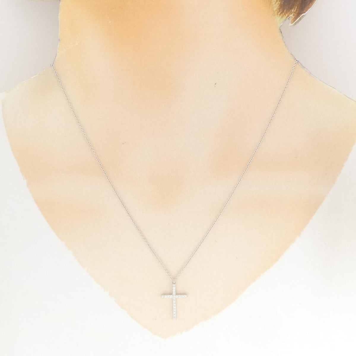 Tiffany & Co Metro Cross Medium Necklace — view 6