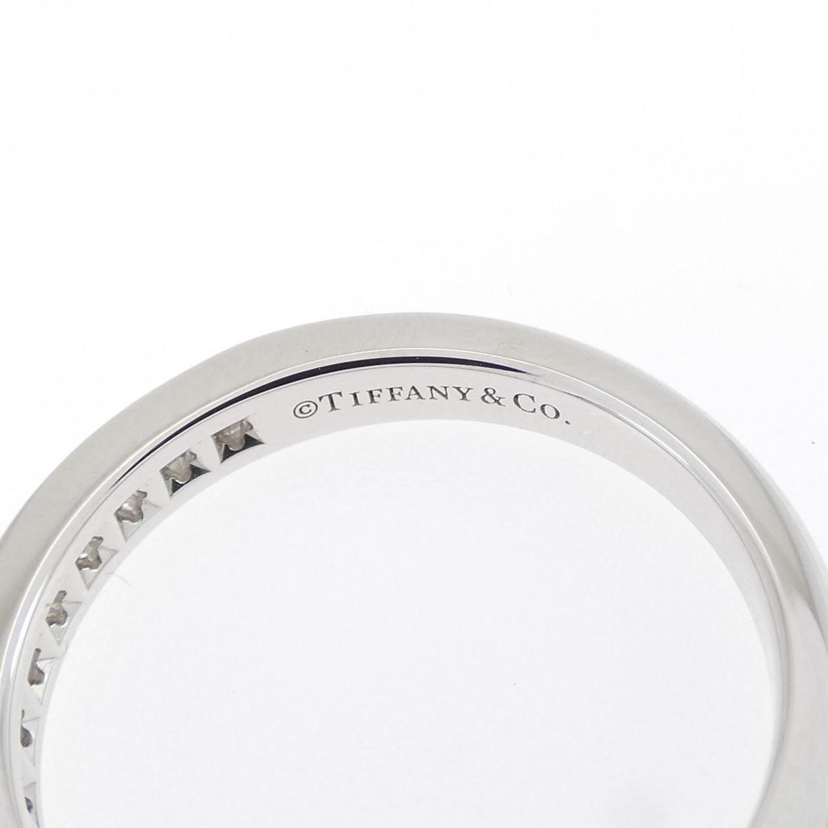 Tiffany & Co Half Circle Channel Setting Ring — view 4