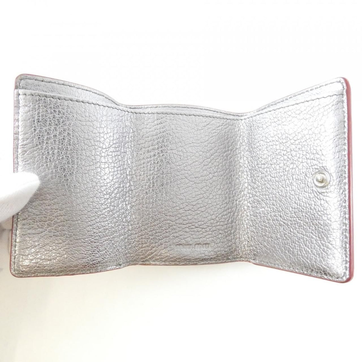 Miu Miu Wallet Silver — view 4