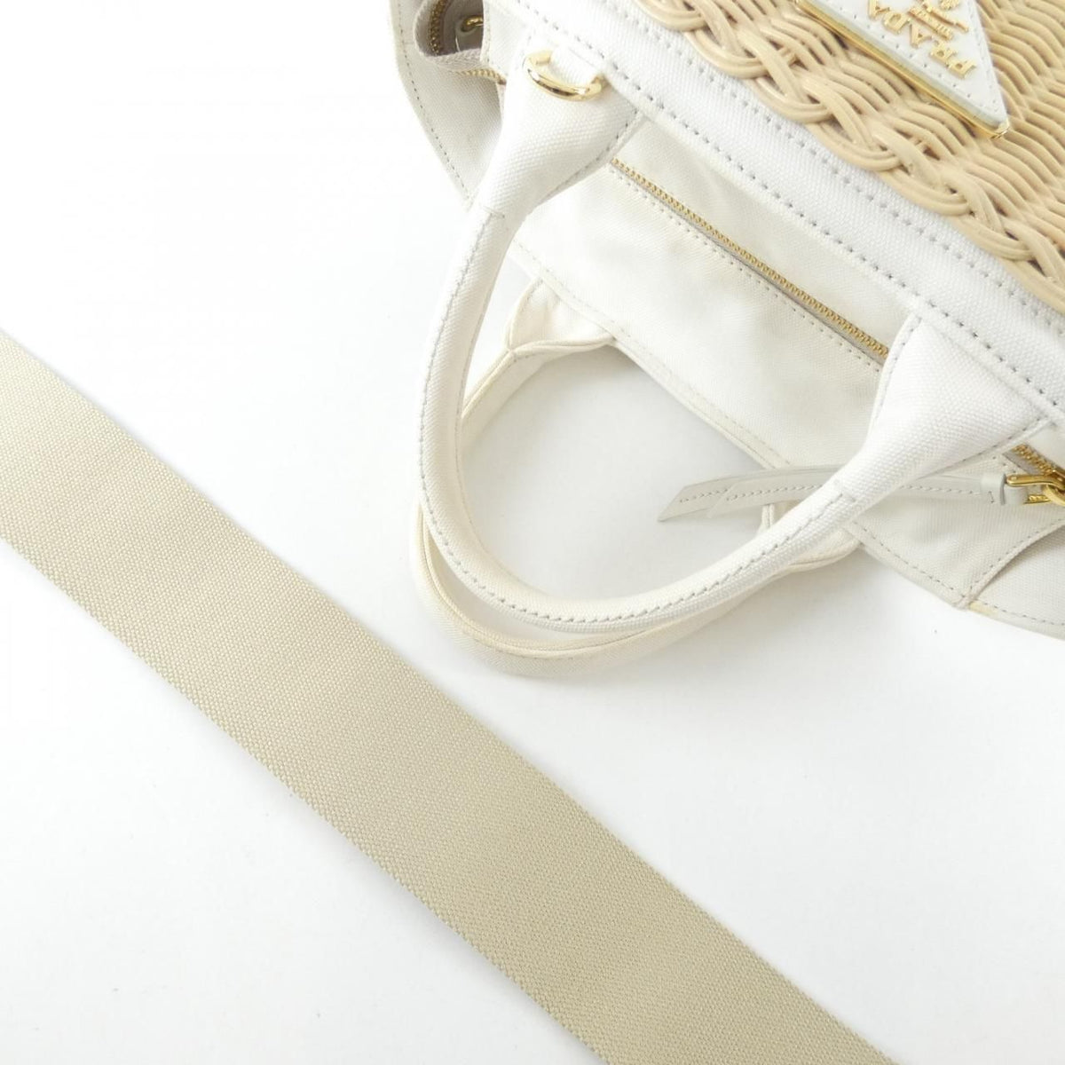 Prada Bag Handbag White — view 7