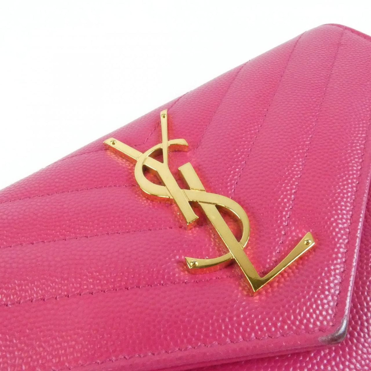 Saint Laurent Wallet Pink — view 3