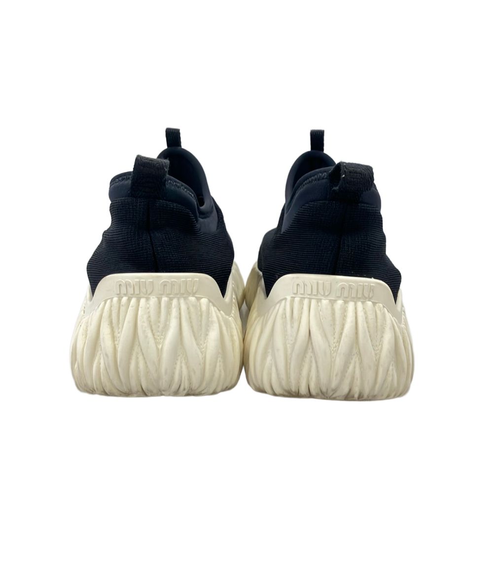Miu Miu Low-Top Sneakers Slip-on Bijou — view 3