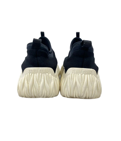 Miu Miu Low-Top Sneakers Slip-on Bijou — view 3