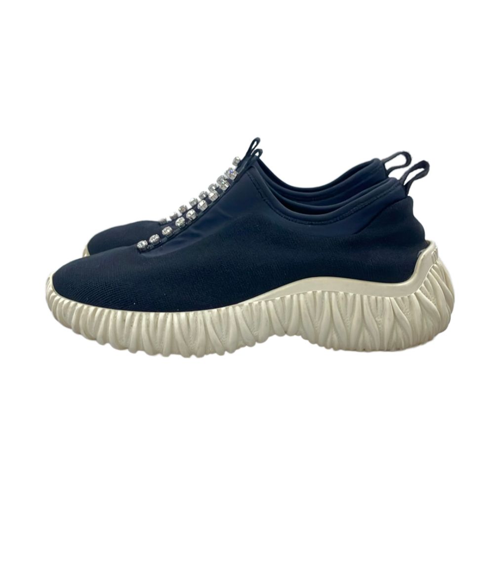 Miu Miu Low-Top Sneakers Slip-on Bijou — view 2