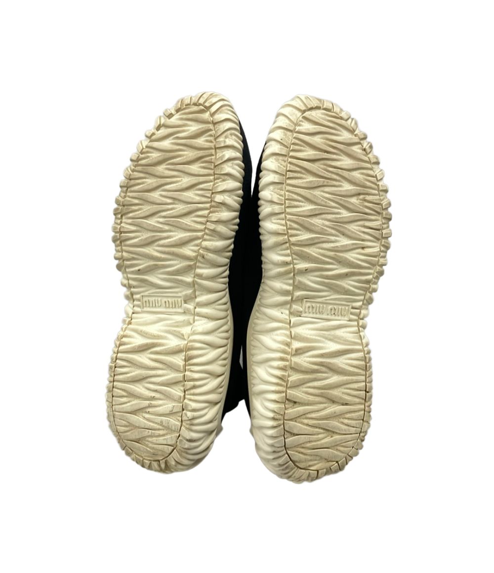 Miu Miu Low-Top Sneakers Slip-on Bijou — view 6