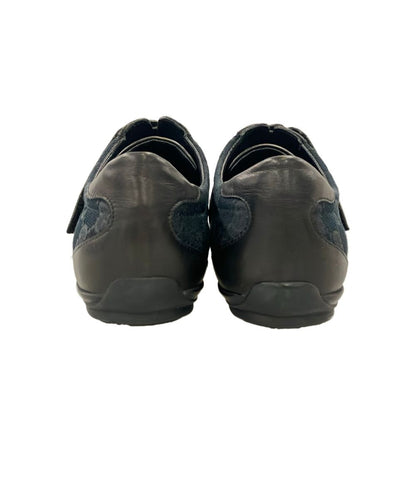 Gucci Leather Sneakers GG Pattern Double Velcro — view 3