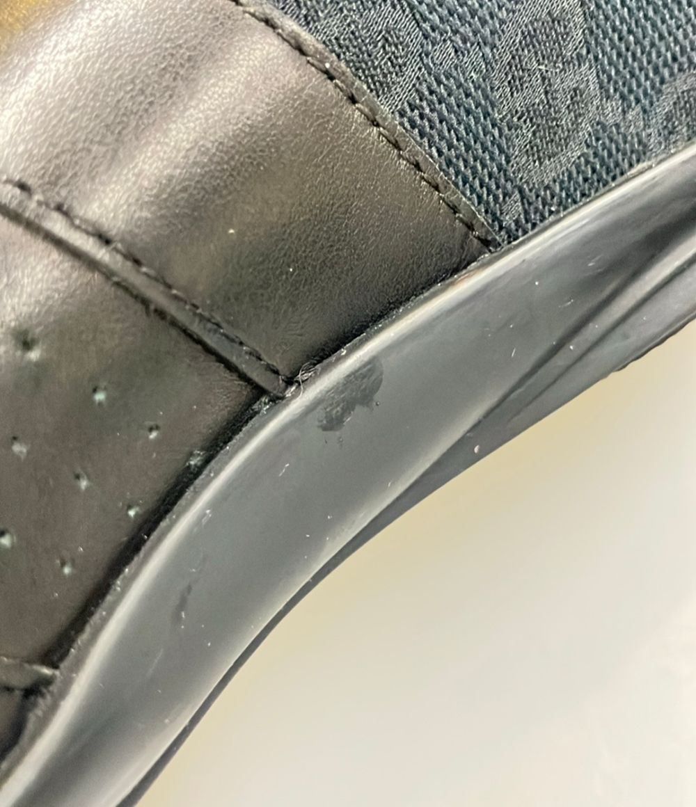 Gucci Leather Sneakers GG Pattern Double Velcro — view 7