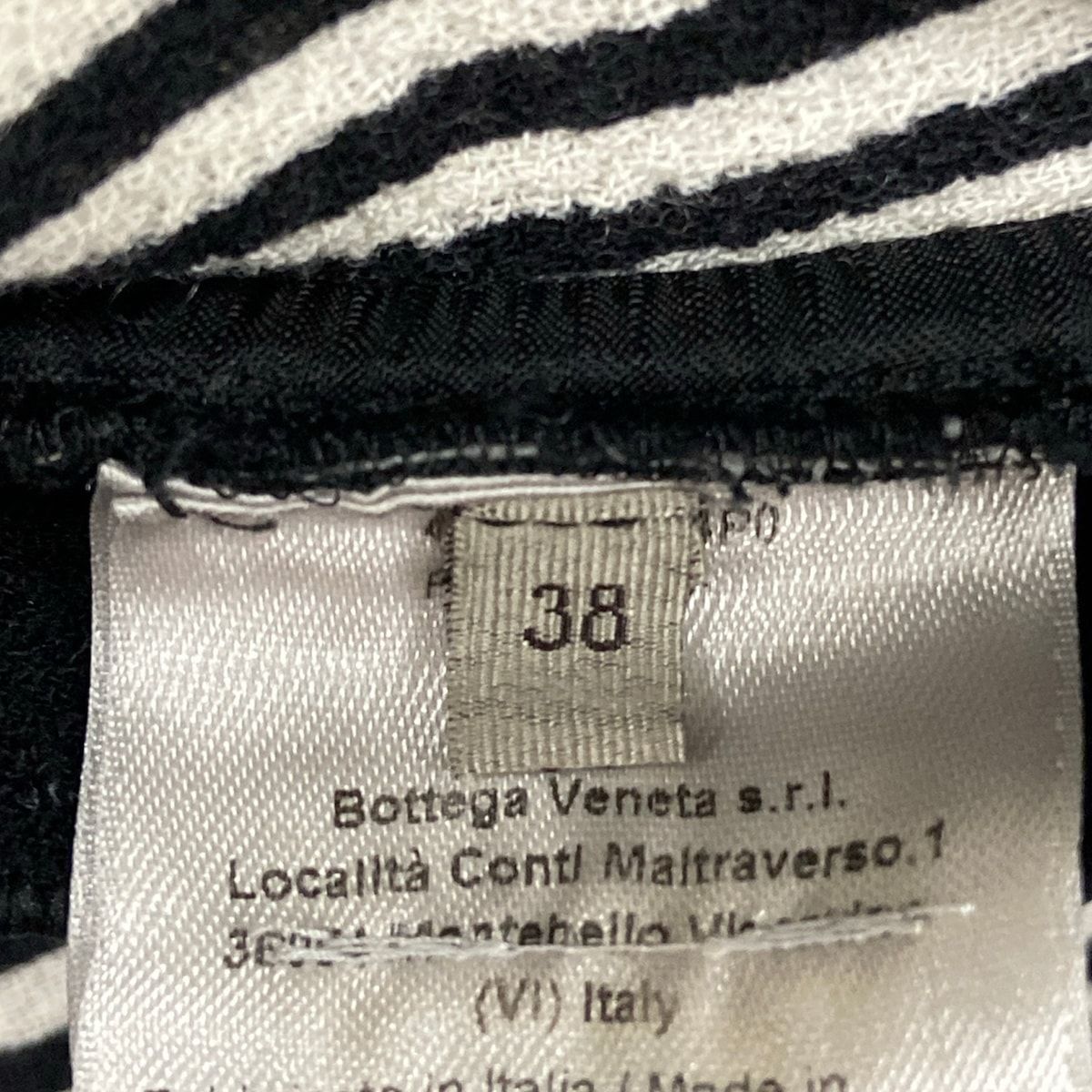 Bottega Veneta Coat S Black Reversible Wool 38 — view 6