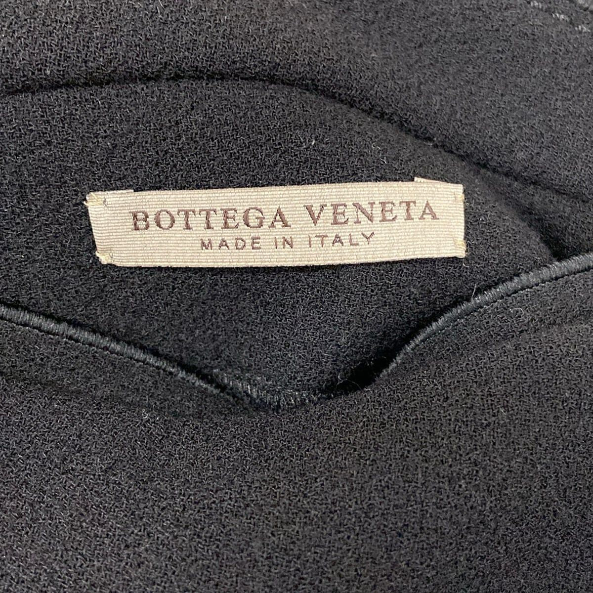 Bottega Veneta Coat S Black Reversible Wool 38 — view 4